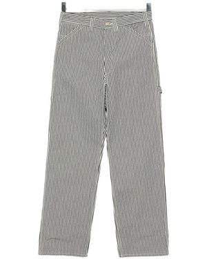 Sugar Cane Jeans Striped Jeans - Grey