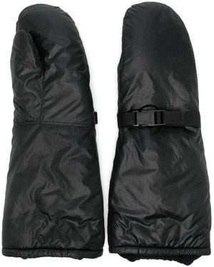 TAKAHIROMIYASHITA TheSoloist. Buckle-Strap Mittens - Black