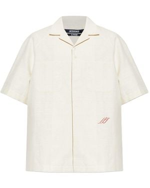 Jacquemus Striped Shirt - White