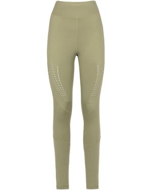 adidas By Stella McCartney Leggings con elastico in vita - Verde