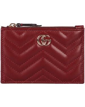 Gucci Portachiavi in pelle - Rosso