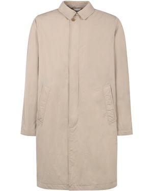Aspesi Back Slit Collared Jacket - Natural