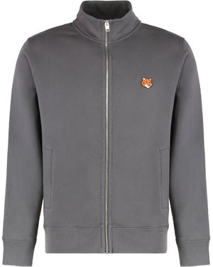 Maison Kitsuné Full-Zip Sweatshirt - Grey
