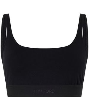 Tom Ford Bralette in Tessuto Elasticizzato - Nero