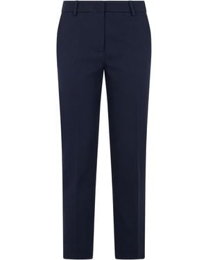 Weekend by Maxmara Classic Cotton Trousers - Blue