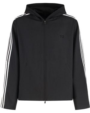 Y-3 Felpa con cappuccio e zip - Nero