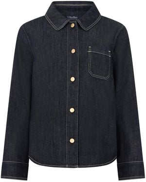 Max Mara Classic Denim Shirt - Blue