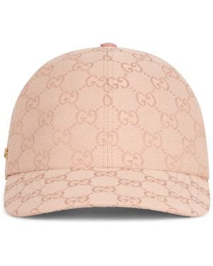 Gucci Cotton Monogram Cap - Natural