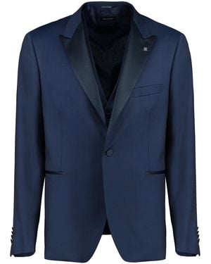 Tagliatore Wool Three-Pieces Suit - Blue