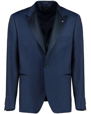 Tagliatore Wool Three-Pieces Suit - Blue