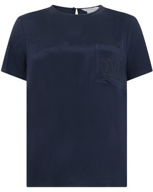 Max Mara Short Sleeve T-Shirt - Blue
