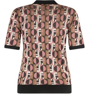 Fendi Viscose T-Shirt - Multicolour