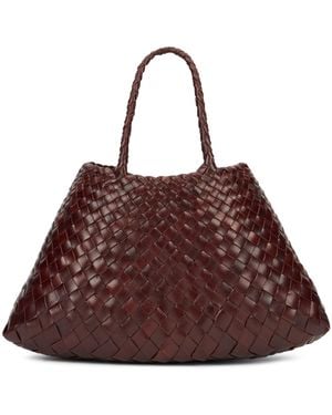 Dragon Diffusion Woven Tote Bag - Brown