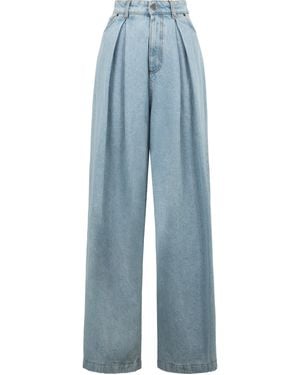 GIUSEPPE DI MORABITO Jeans A Gamba Larga - Blue