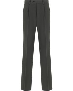 Slowear Straight Cotton Trousers - Grey
