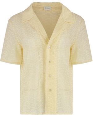 Saint Laurent Muslin Pajama Set - White