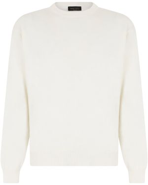 Roberto Collina Crewneck Jumper - White