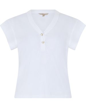 Barbour Cotton Short-Sleeve Shirt - White