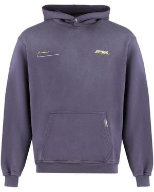 Represent Logo Hood Sweatshirts - Purple