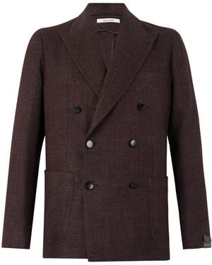 Tagliatore Blazer doppiopetto con revers a lancia - Viola