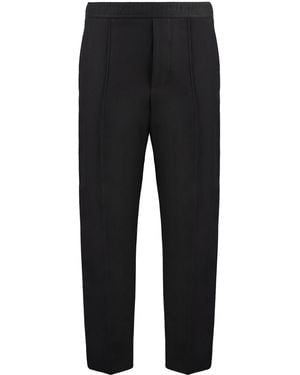 Lanvin Cotton-Linen Pants - Black