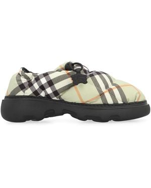 Burberry Vintage Check Slides - Natural