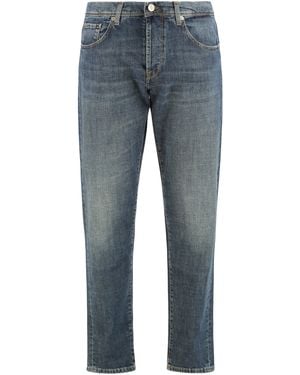 Slowear Slim Fit Jeans With Five Pockets - Blue