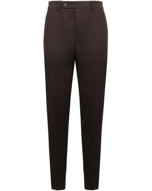 Slowear Pantaloni chino in cotone stretch - Nero