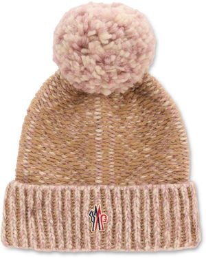 Moncler Hat With Pompom - Pink