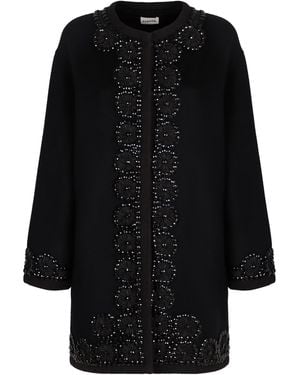P.A.R.O.S.H. Wool Coat - Black