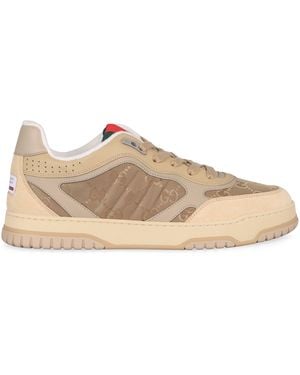 Gucci Re-Web Low-Top Sneakers - Brown