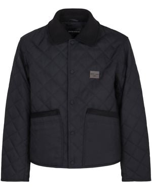 Emporio Armani Quilted Jacket - Black