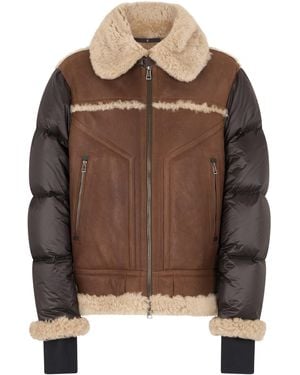 Moncler Down Jacket - Brown