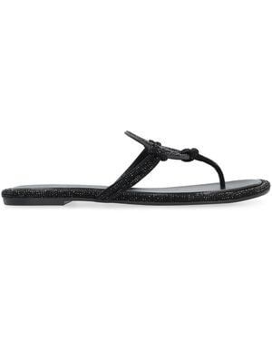 Tory Burch Miller Leather Sandals - Black