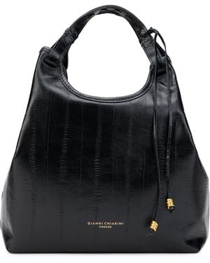 Gianni Chiarini Hobo Shoulder Handbag 40X35X12 Cm - Black