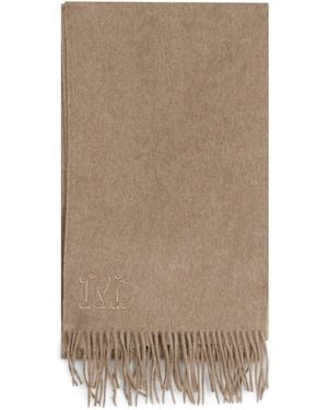Max Mara Shawl With Fringes - Brown