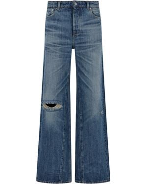 Our Legacy Vast Cut Road Worn Rope Twill - Blue
