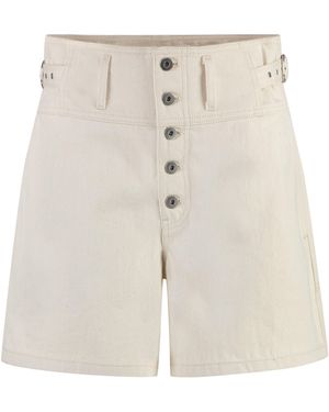 Jil Sander Shorts in denim - Bianco