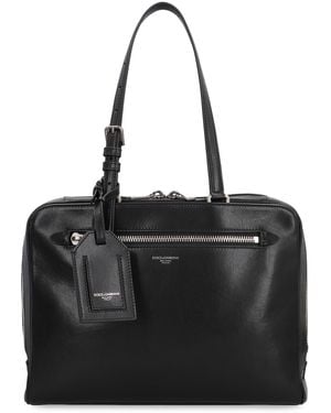 Dolce & Gabbana Ellis Leather Bag - Black
