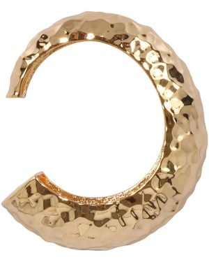 Self-Portrait Golden Metal Bracelet - Metallic