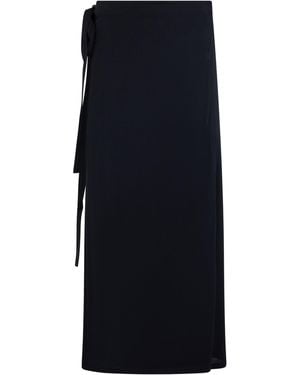 TOTEME Long Skirt With Wallet - Blue