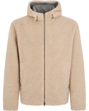 Herno Hooded Jacket - Natural