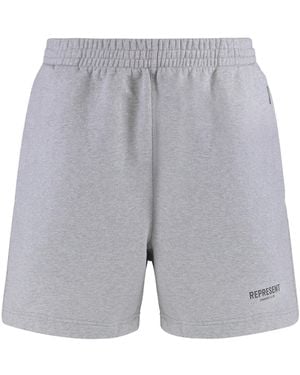 Represent Cotton Bermuda Shorts - Gray