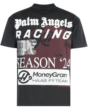 Palm Angels T-Shirt Paxhaas Racing Club - Black