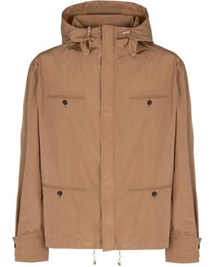 Ferragamo Techno Fabric Jacket - Brown