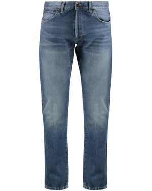 PT01 Jeans straight leg a 5 tasche - Blu