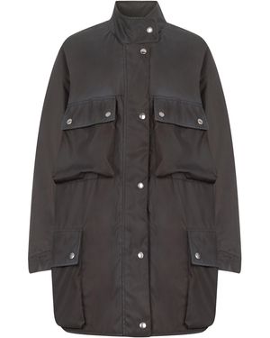 Prada Giacca oversize con tasche applicate - Nero