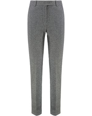 Max Mara Pantalone A Sigaretta - Gray