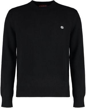 Gucci Pullover in lana e cachemire - Nero