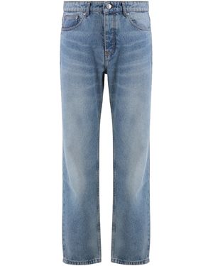 Ami Paris 5-Pocket Slim Fit Jeans - Blue